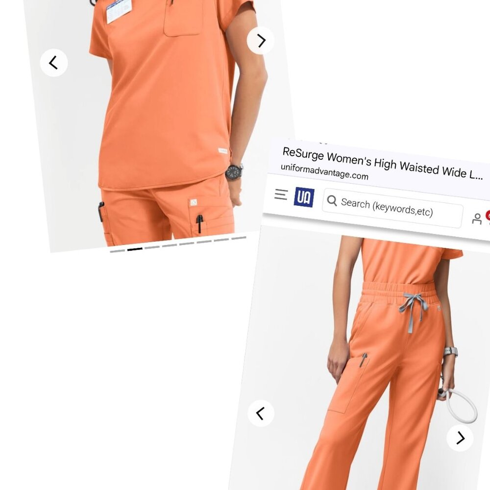 Resurge scrubs set